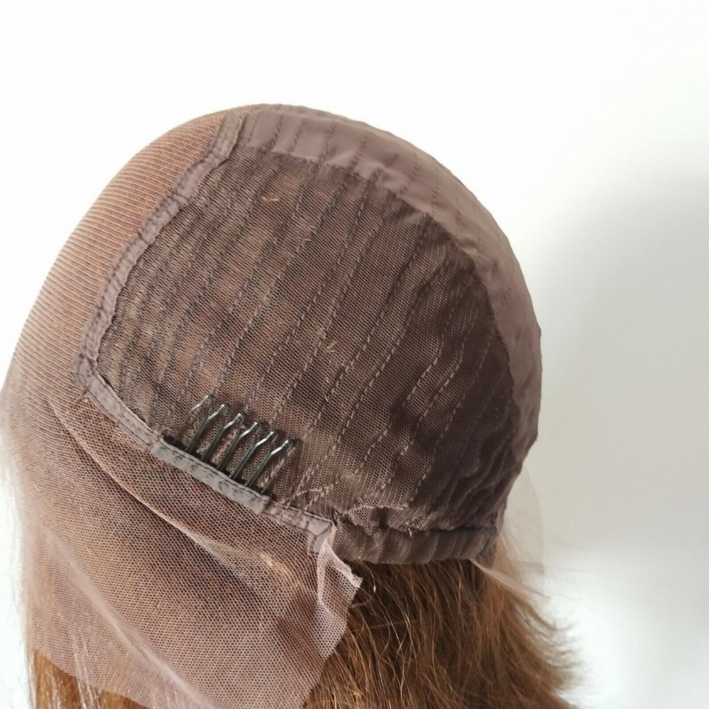 100% Human Hair Lace Front, Short Bob Wig 12" Inch - Picture 6 of 7